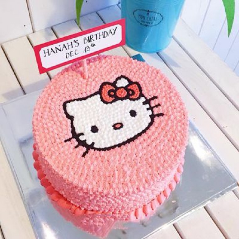 Bánh sinh nhật hai tầng mèo Hello Kitty đẹp nhất 7406  Bánh fondant