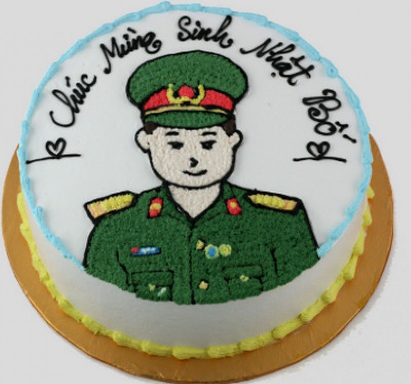Bánh kem hình quân đội Việt Nam luôn là sự lựa chọn hoàn hảo cho những buổi tiệc mừng ngày Quân đội nhân dân Việt Nam. Với thiết kế độc đáo và tinh tế, bánh mỳ này không chỉ thu hút sự chú ý mà còn mang lại niềm vui và đầy cảm xúc cho các khách hàng sở hữu nó.
